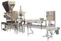 SEMI-AUTOMATIC LINE FOR FLOUR PACKAGING AND PACKAGING IN PAPER PACKAGES